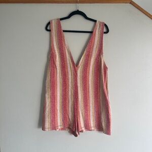 Cutest Free People Romper with Pockets Size XS